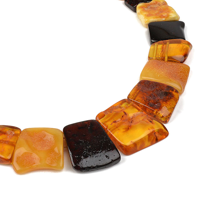 Multi Colored Cleopatra Style Amber Necklace