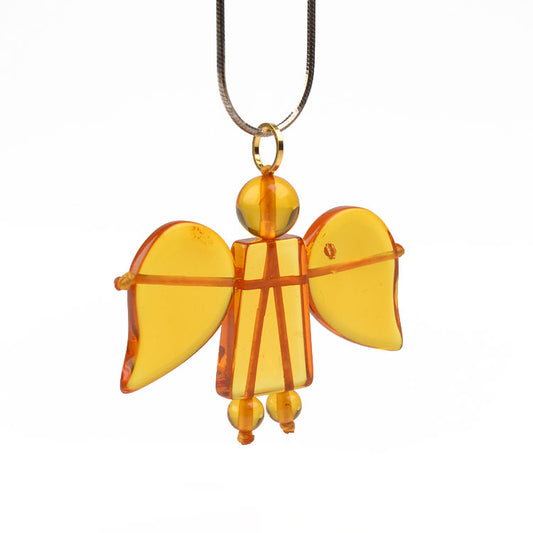 Amber Angel Pendant