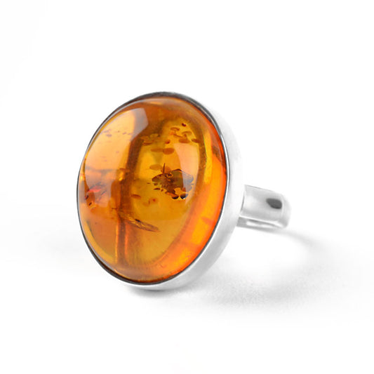 Boldly Beautiful Amber Ring