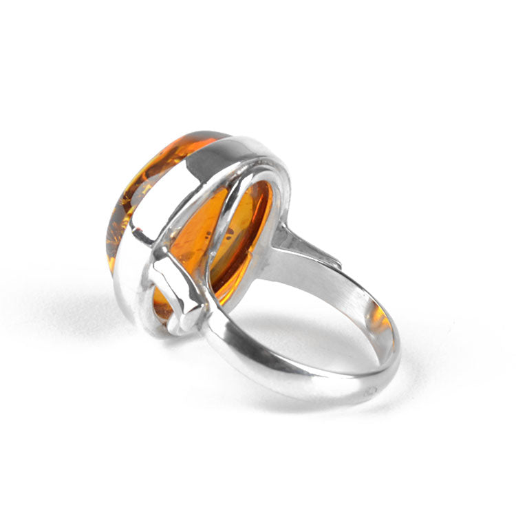 Boldly Beautiful Amber Ring