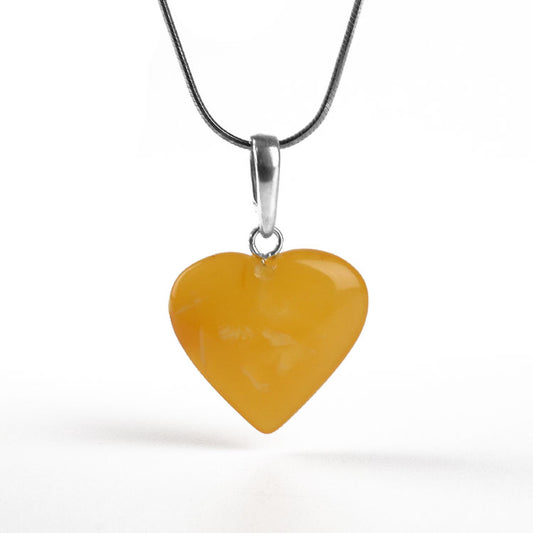 Butterscotch Heart Pendant