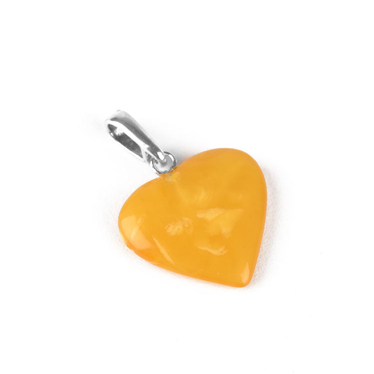 Butterscotch Heart Pendant