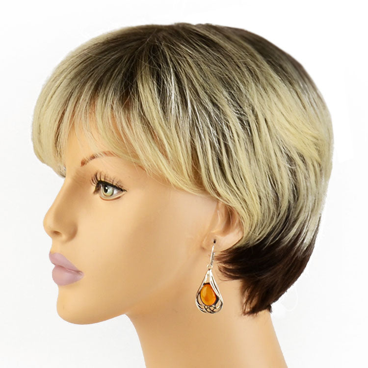 Classic Design Amber Earrings
