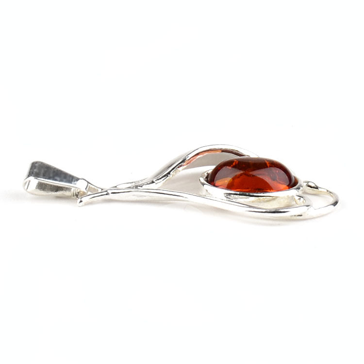 Artistically Designed Amber Pendant