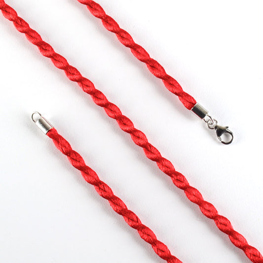 Red Silk Rope Pendant Cord