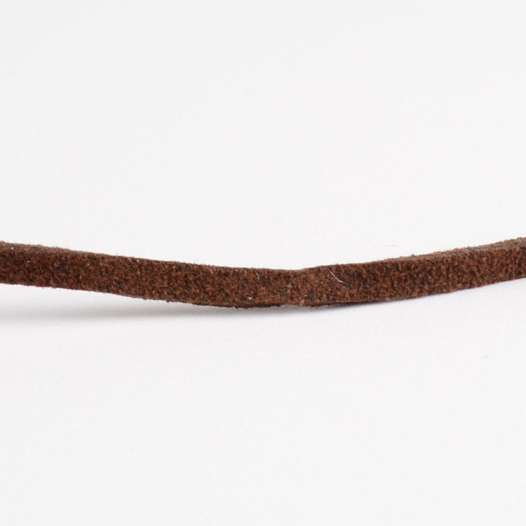 Unisex Brown Suede Cord for Pendant