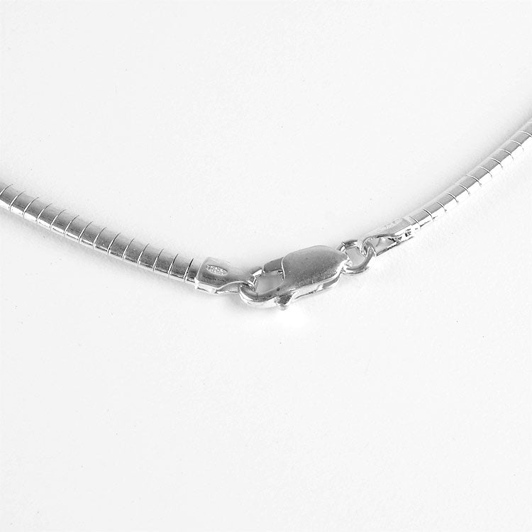 3mm Sterling Silver Omega Chain