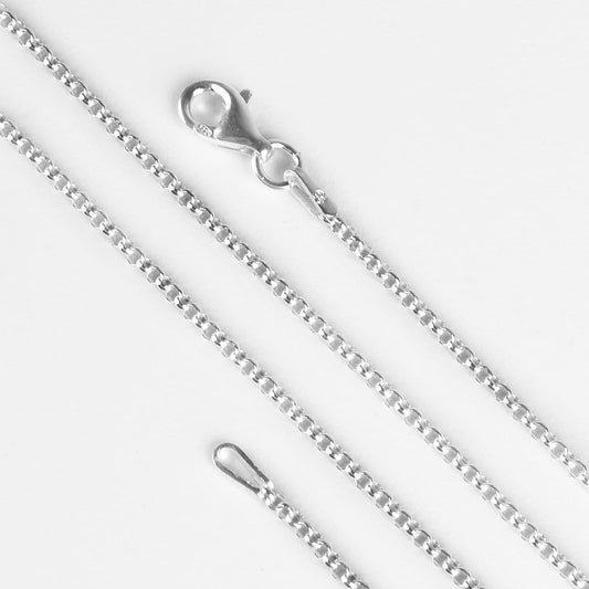 Dainty Rolo Style Silver Link Chain