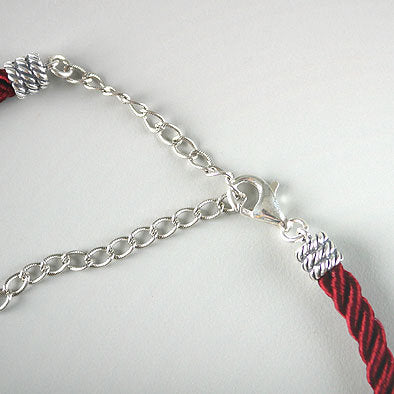 Reversible MOP Silver Scrolls Necklace