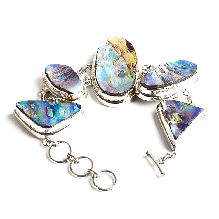 Abalone & Silver Bracelet