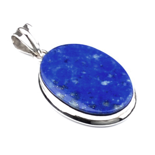 Classic Royal Lapis Silver Pendant