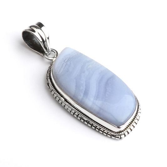 Blue Lace Agate Pendant