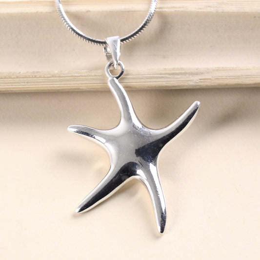 Sterling Silver Star Fish Pendant