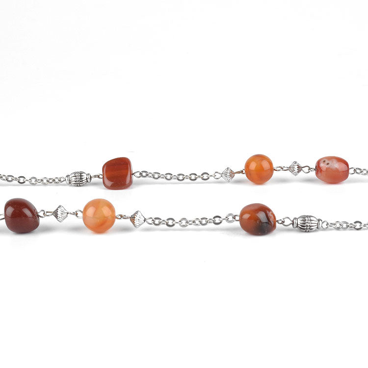 Carnelian Nuggets Necklace