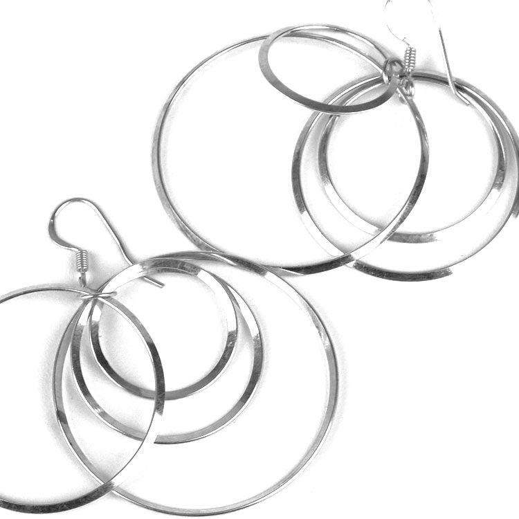 Connected Hoops Earrings
