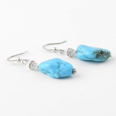Natural Turquoise Set with Earrings