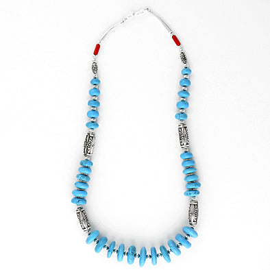 Turquoise & Silver Necklace
