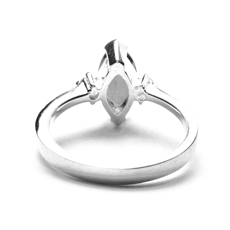 Sterling Silver Ring with Mystic Topaz