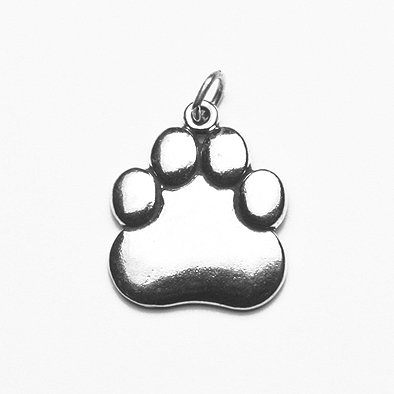 Paw Print Sterling Silver Pendant