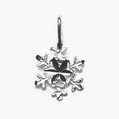 Sterling Silver Snowflake Pendant