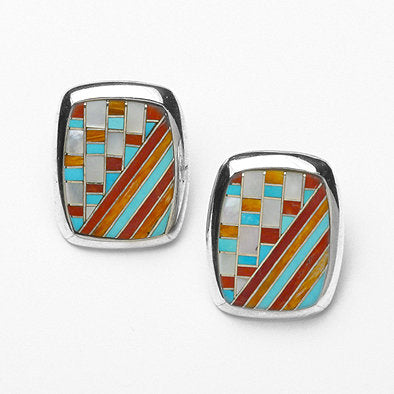 Southwestern Themed Turquoise Earrings