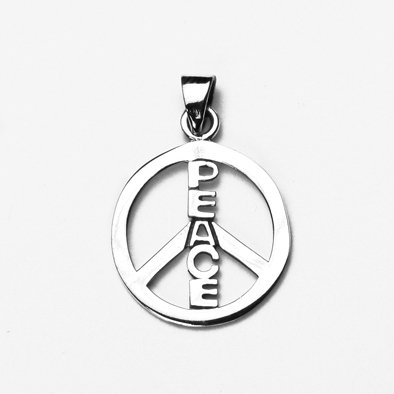 Sterling Silver Peace Pendant