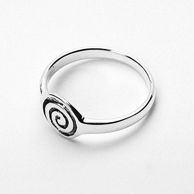 Celtic Swirl Sterling Silver Ring