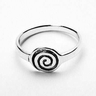 Celtic Swirl Sterling Silver Ring