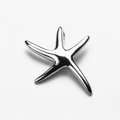 Unique Sterling Silver Starfish Pendant