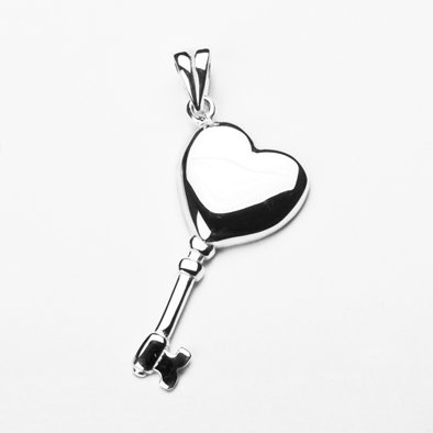 Key to Your Heart Sterling Pendant