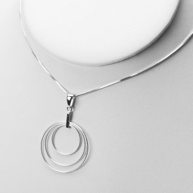 Sterling Silver Rings Pendant