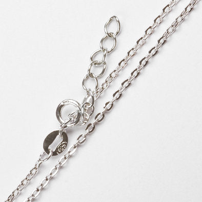 Sterling Silver Tri-Crystal Necklace