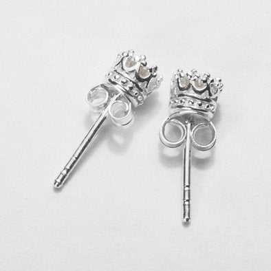 Studded Earrings with Crystals