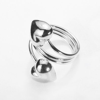 Love For Two Hearts Ring