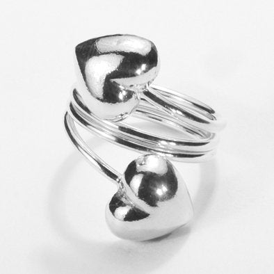 Love For Two Hearts Ring