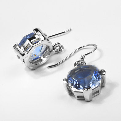 Blue Quartz Hook Earrings
