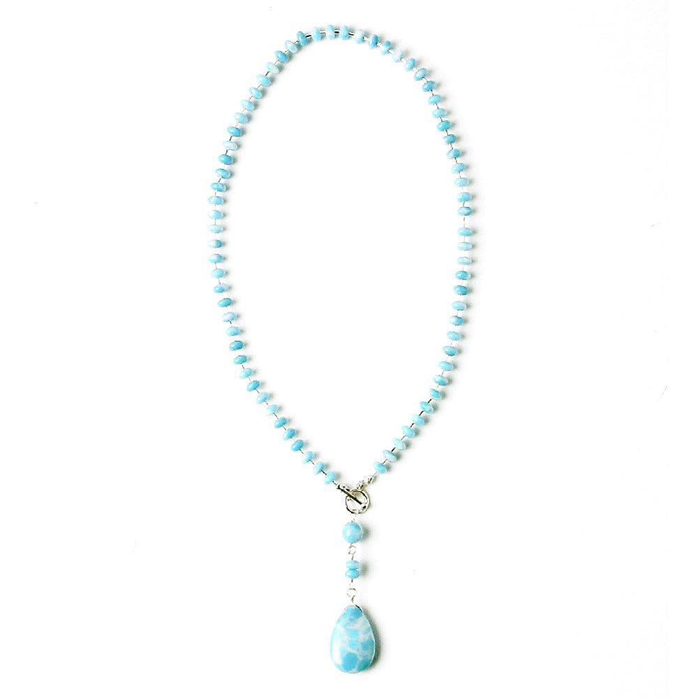 Larimar Ornament Necklace