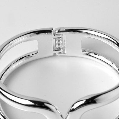 Chunky Silver Fashion Bracelet