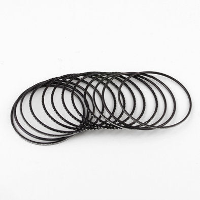 Black Fashion Bangle Bracelet Set