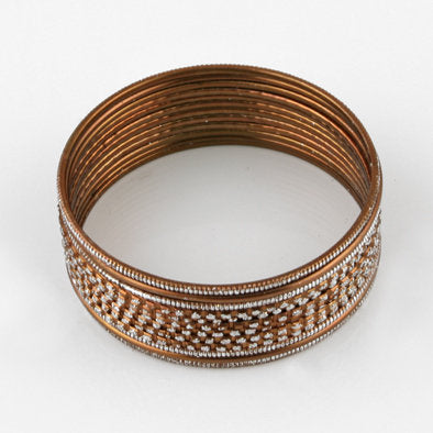 Brown Fashion Bangle Bracelet Set