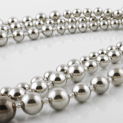 Dark and Light Silver Layered Necklace and Earrings Set