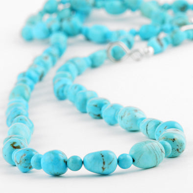 60" Long Turquoise Necklace