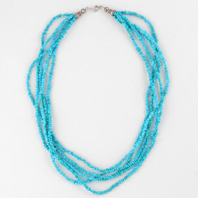 Blue Turquoise Layers Necklace