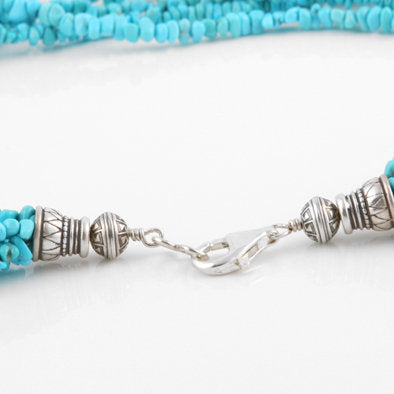 Blue Turquoise Layers Necklace