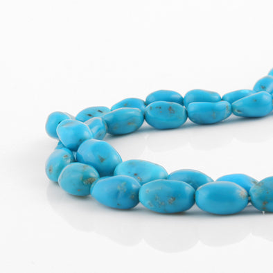 Two Layer Turquoise Nuggets Necklace