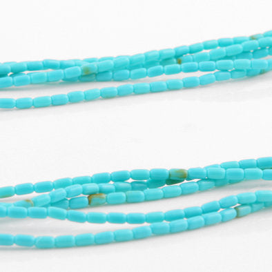 Created Turquoise Fashion Necklace