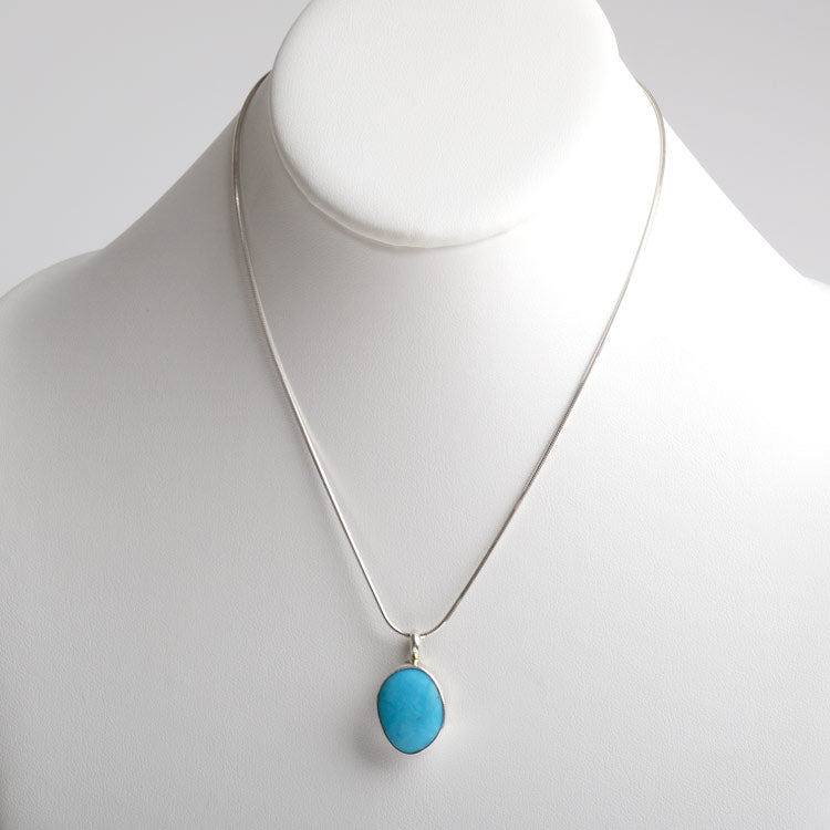 Small Natural Turquoise Pendant