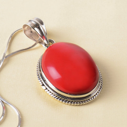 Pendant of Red Coral