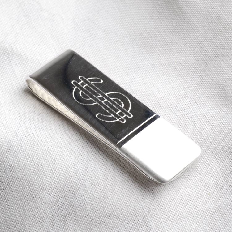 Sleek Silver Money Clip