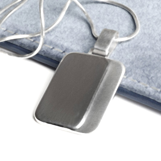 Sophisticated Dog Tag Pendant